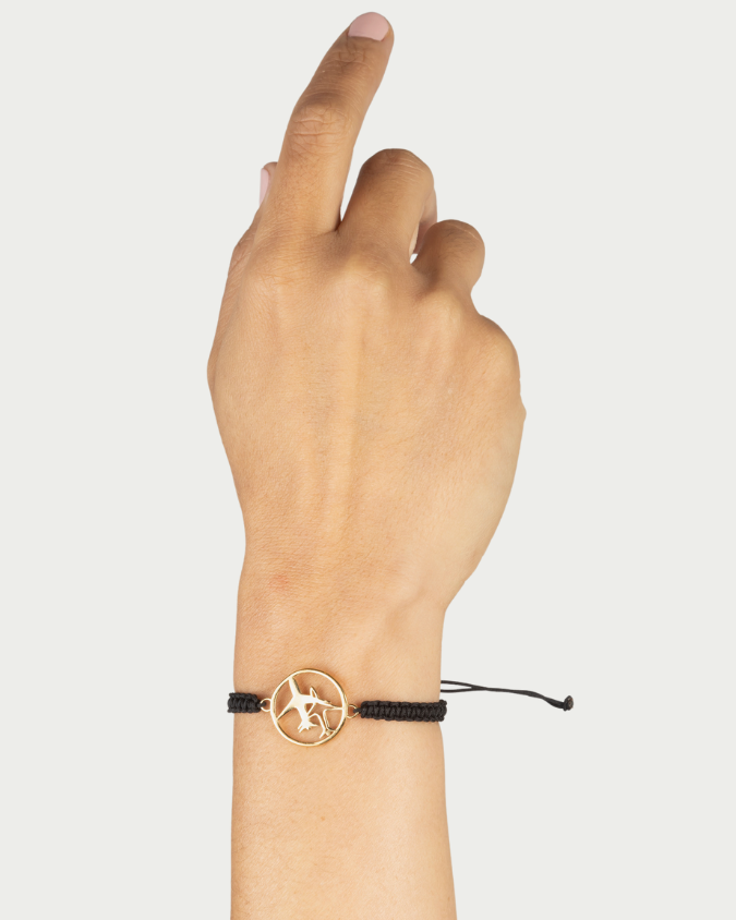 PULSERA DE CORDÓN PLANE SHADOW