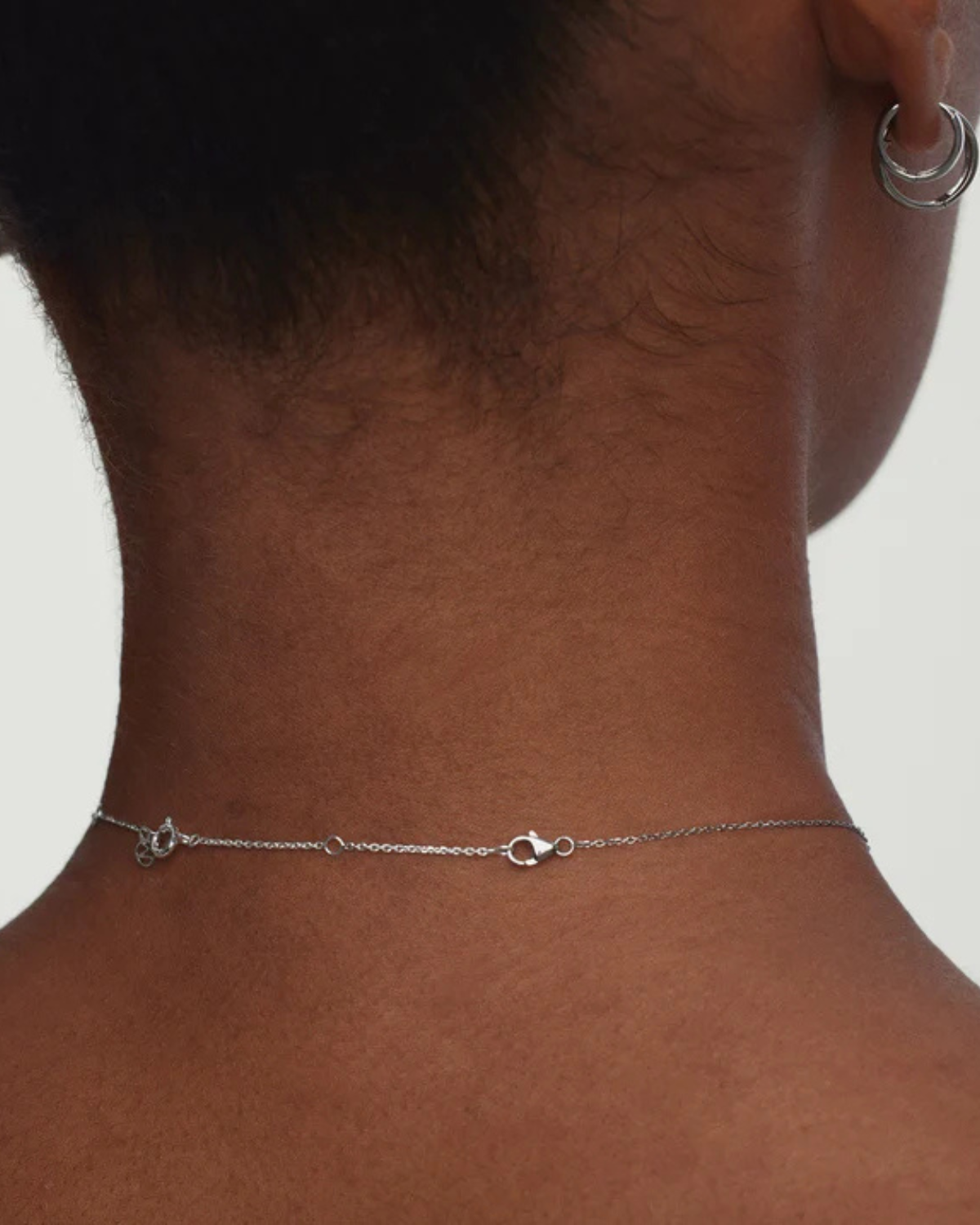 Sterling silver necklace extender