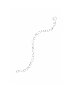 EXTENSOR CADENA PLATA DE LEY
