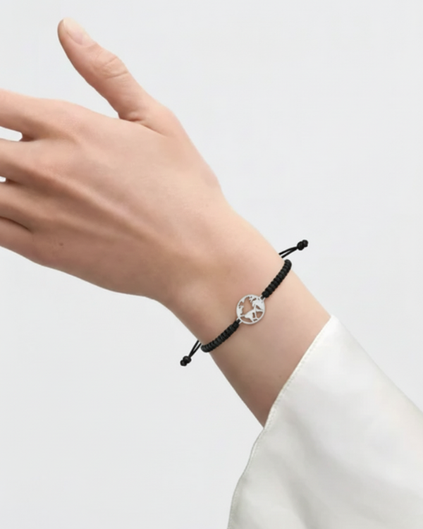 WORLD PLANE CORD BRACELET