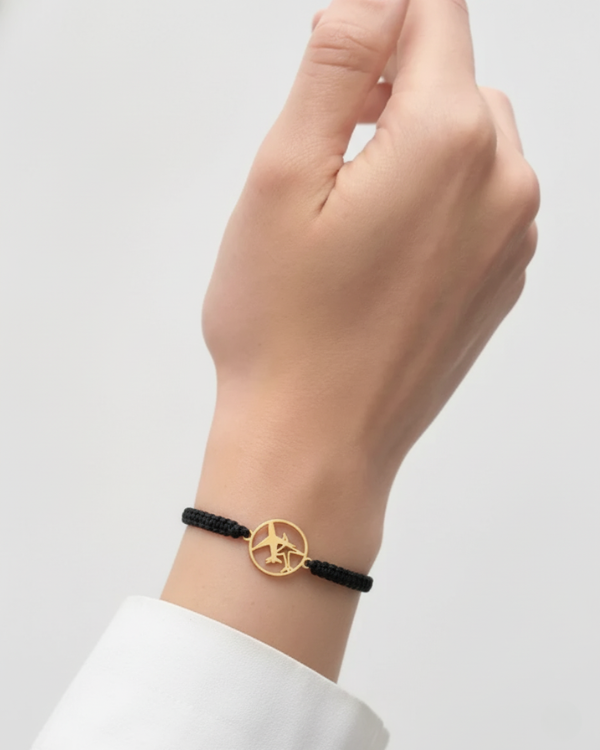 PLANE SHADOW CORD BRACELET