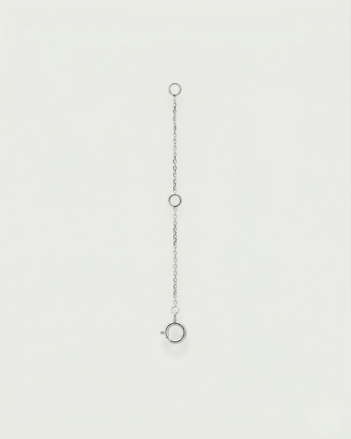 Sterling silver necklace extender