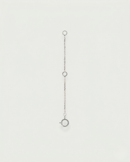 Sterling silver necklace extender