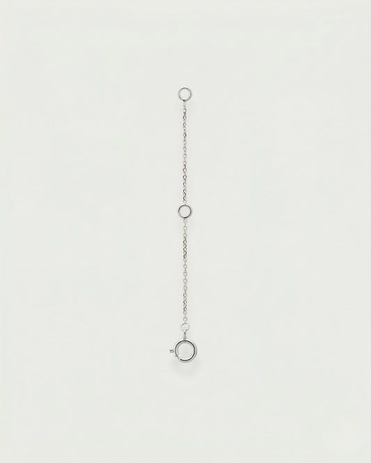 Sterling silver necklace extender