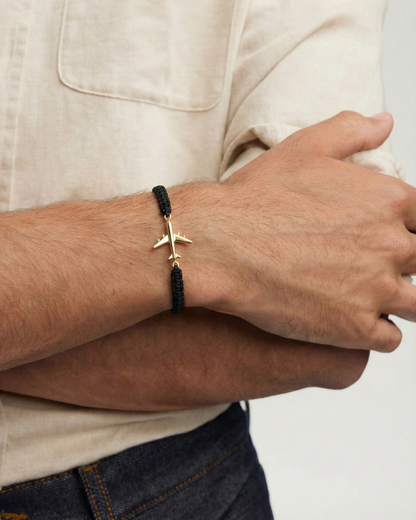 Airbus A340 bracelet on cord