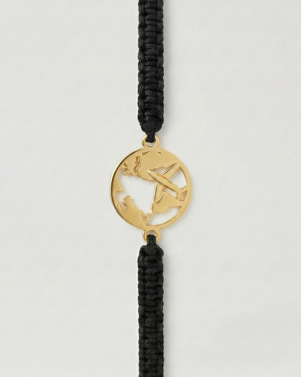 World Plane cord Bracelet