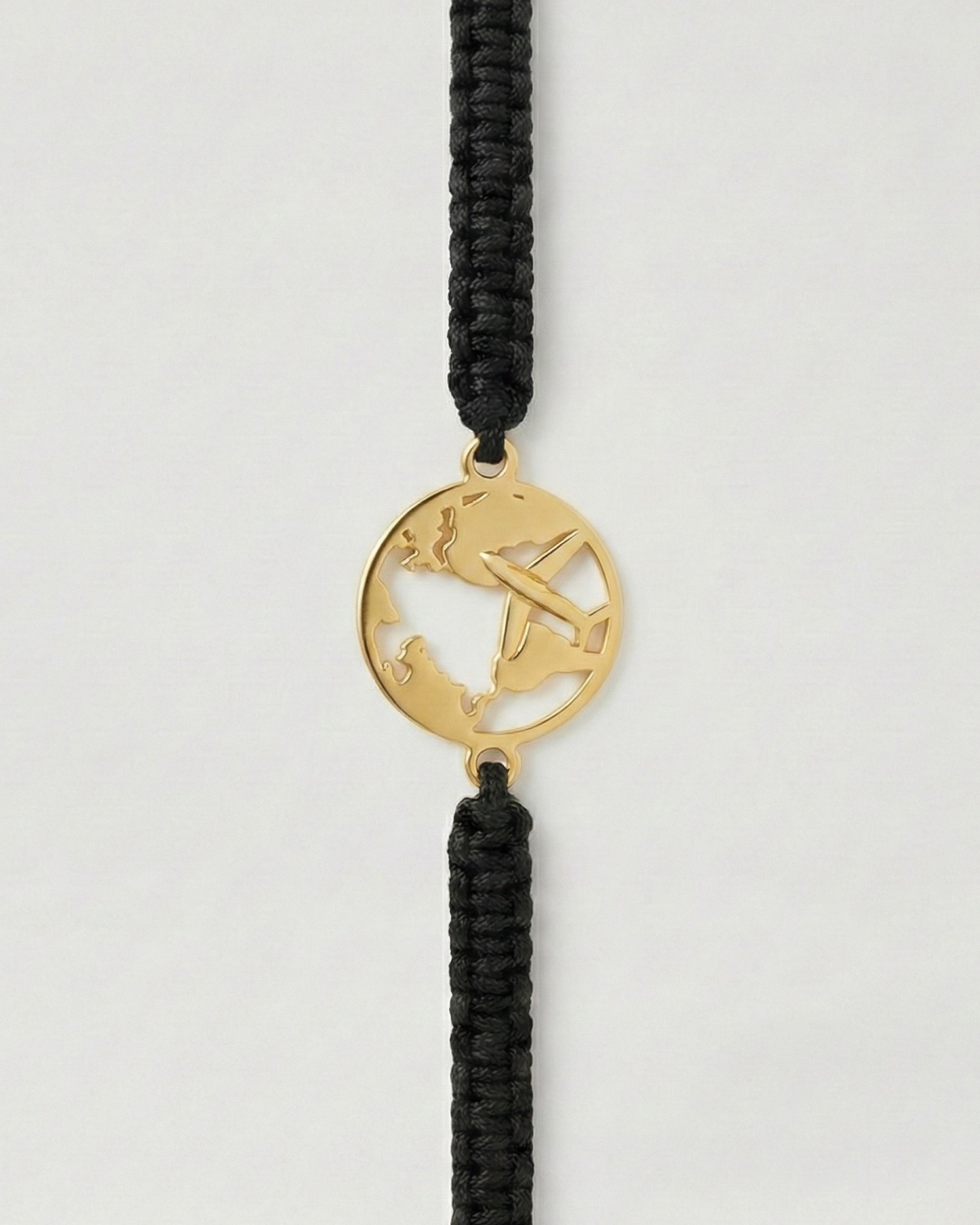 World Plane cord Bracelet