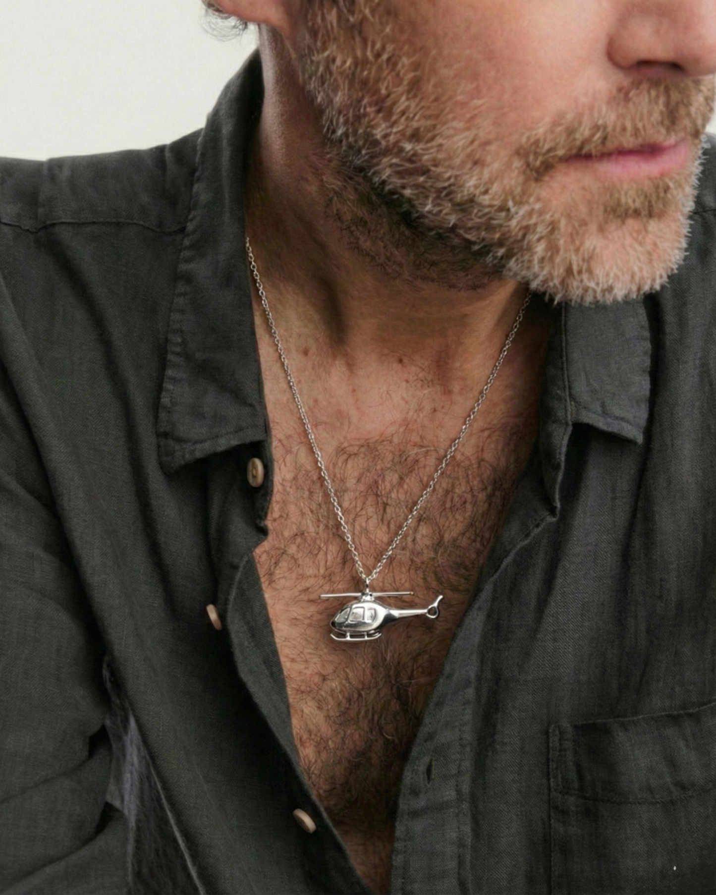 Men’s Helicopter Necklace
