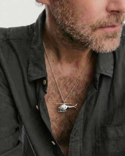 Men’s Helicopter Necklace