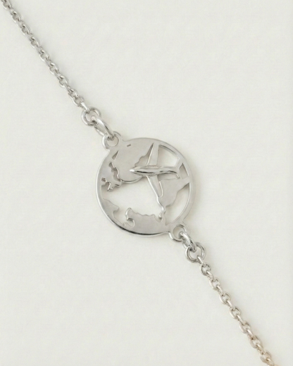 World Plane chain Bracelet