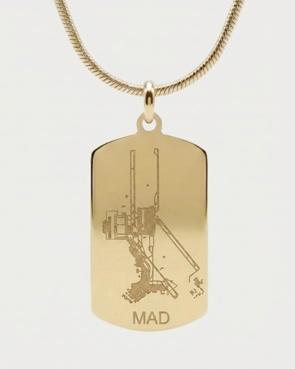 Customizable Airport and Ground Staff Necklace