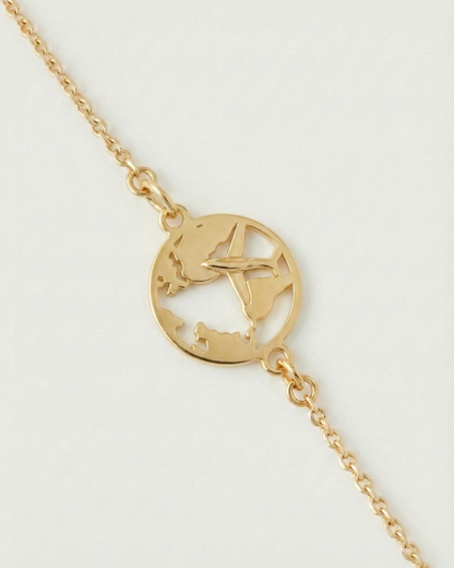 World Plane chain Bracelet