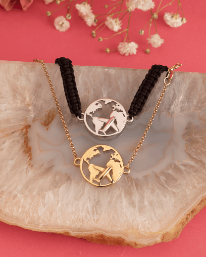 PULSERA DE CADENA MUNDO
