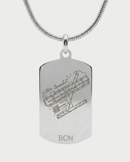 Customizable Airport and Ground Staff Necklace