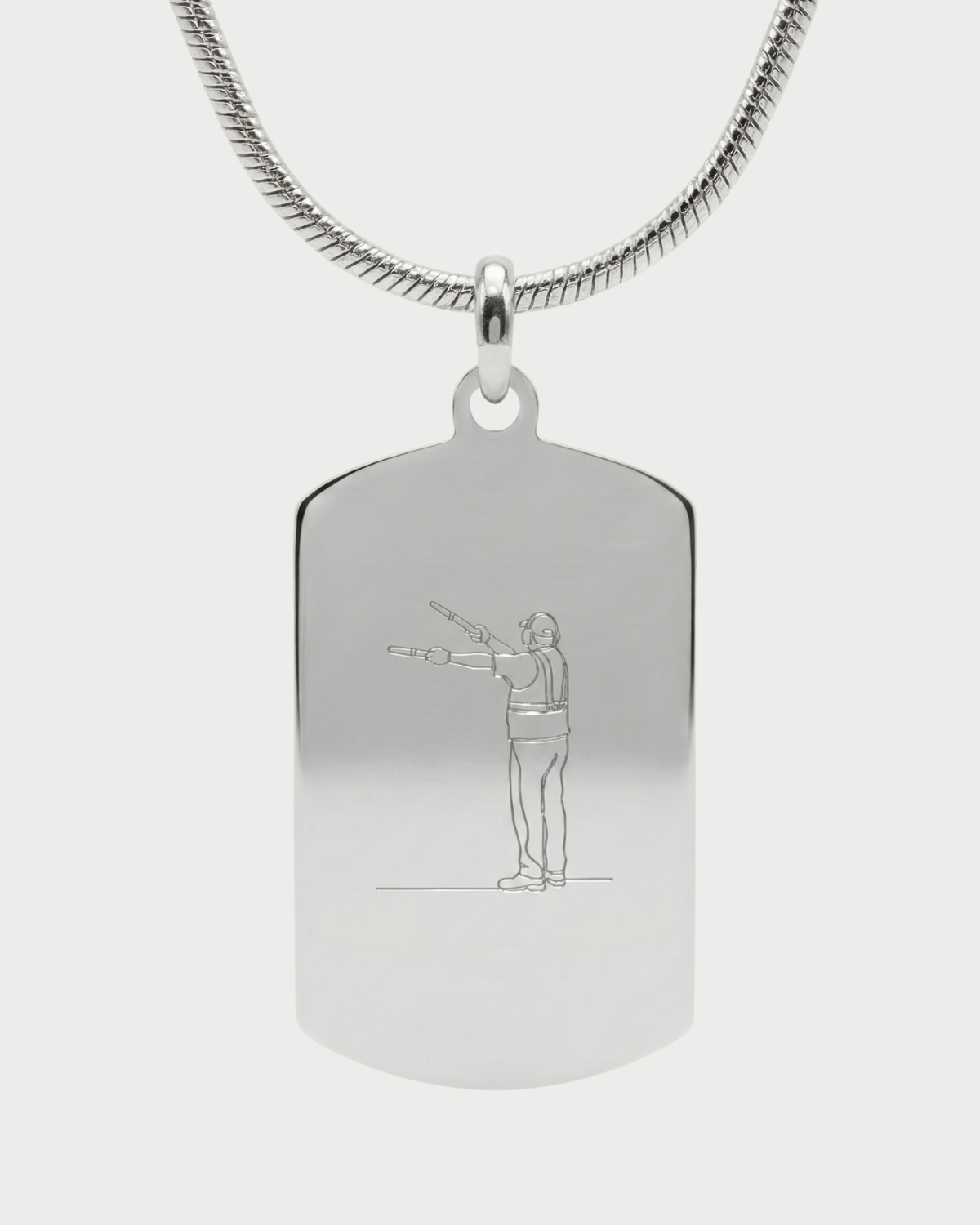 Customizable Airport and Ground Staff Necklace