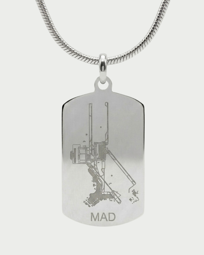Customizable Airport and Ground Staff Necklace