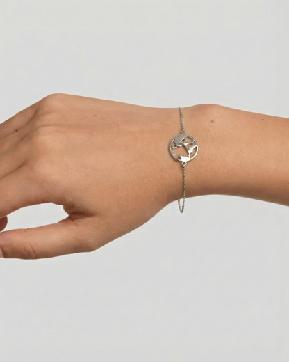 World Plane chain Bracelet