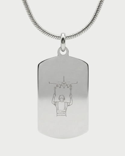 Customizable Airport and Ground Staff Necklace