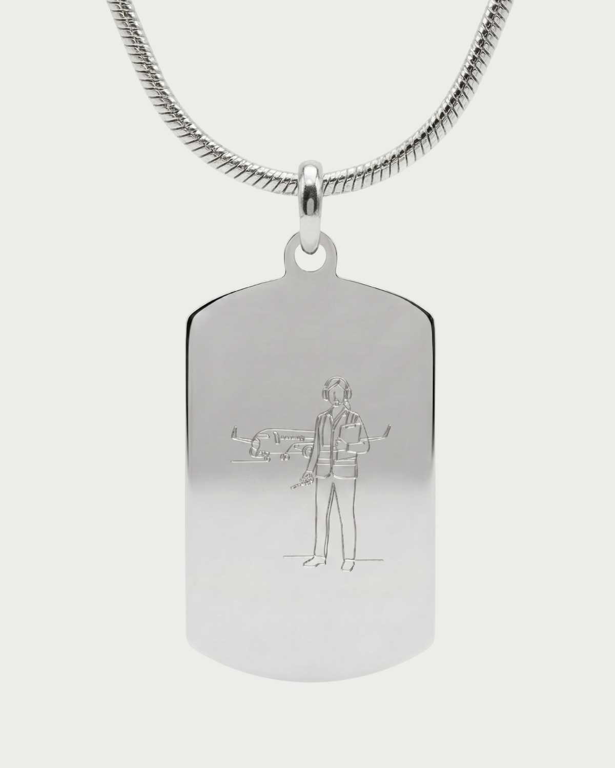 Customizable Airport and Ground Staff Necklace