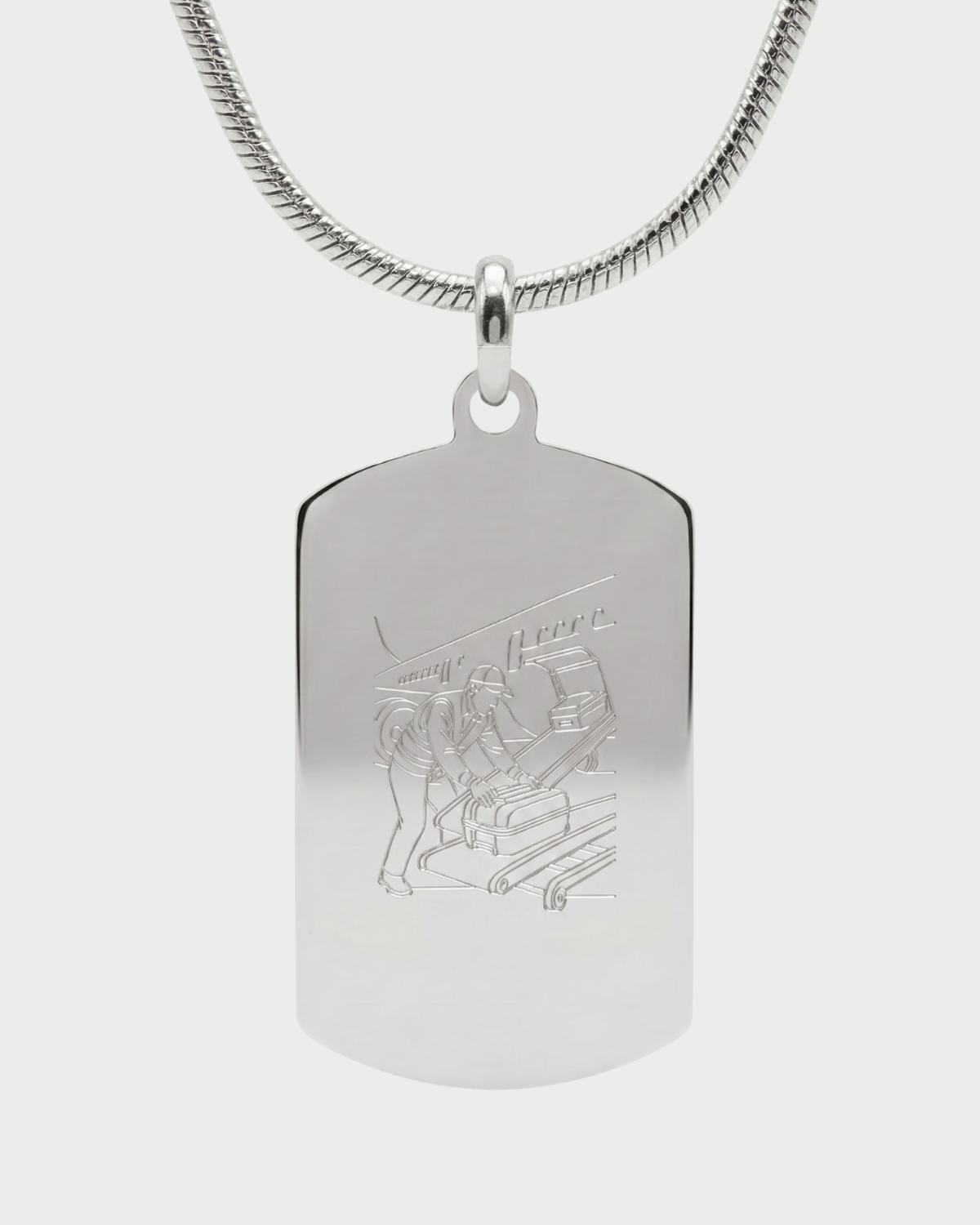 Customizable Airport and Ground Staff Necklace