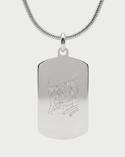 Customizable Airport and Ground Staff Necklace