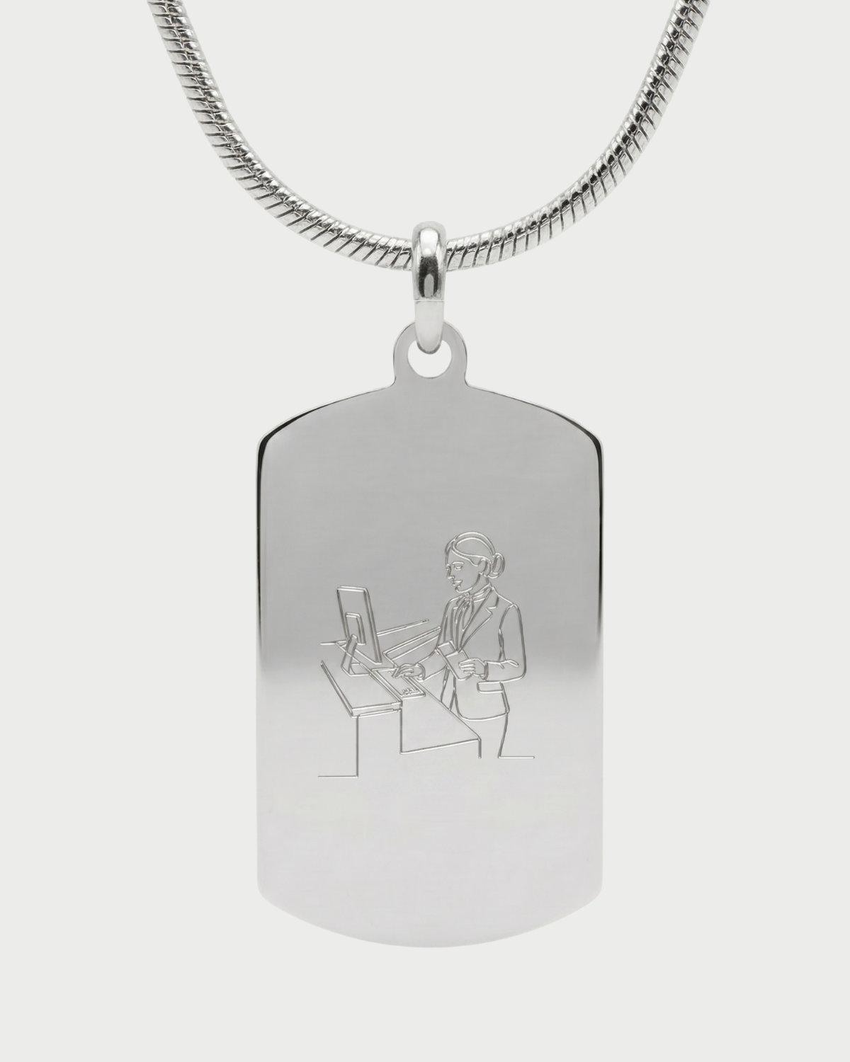 Customizable Airport and Ground Staff Necklace