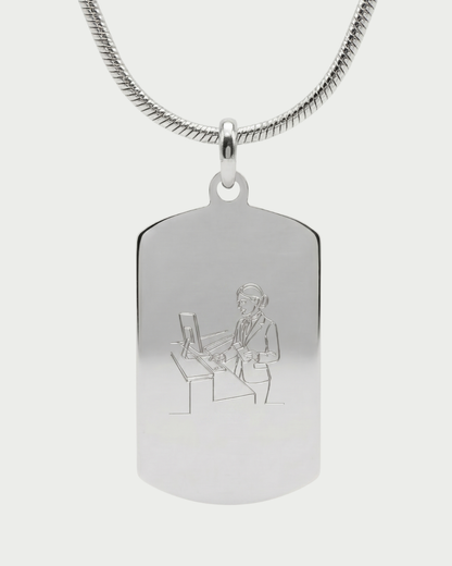 Customizable Airport and Ground Staff Necklace