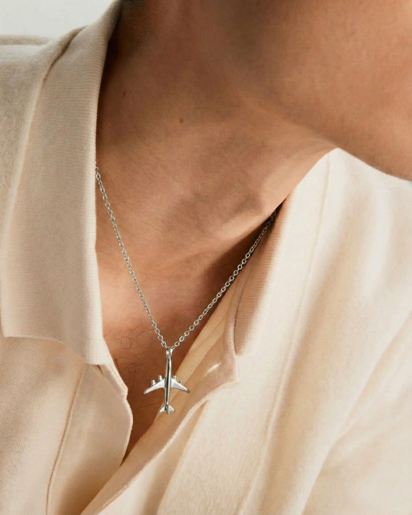 Men’s Airbus A340 Necklace