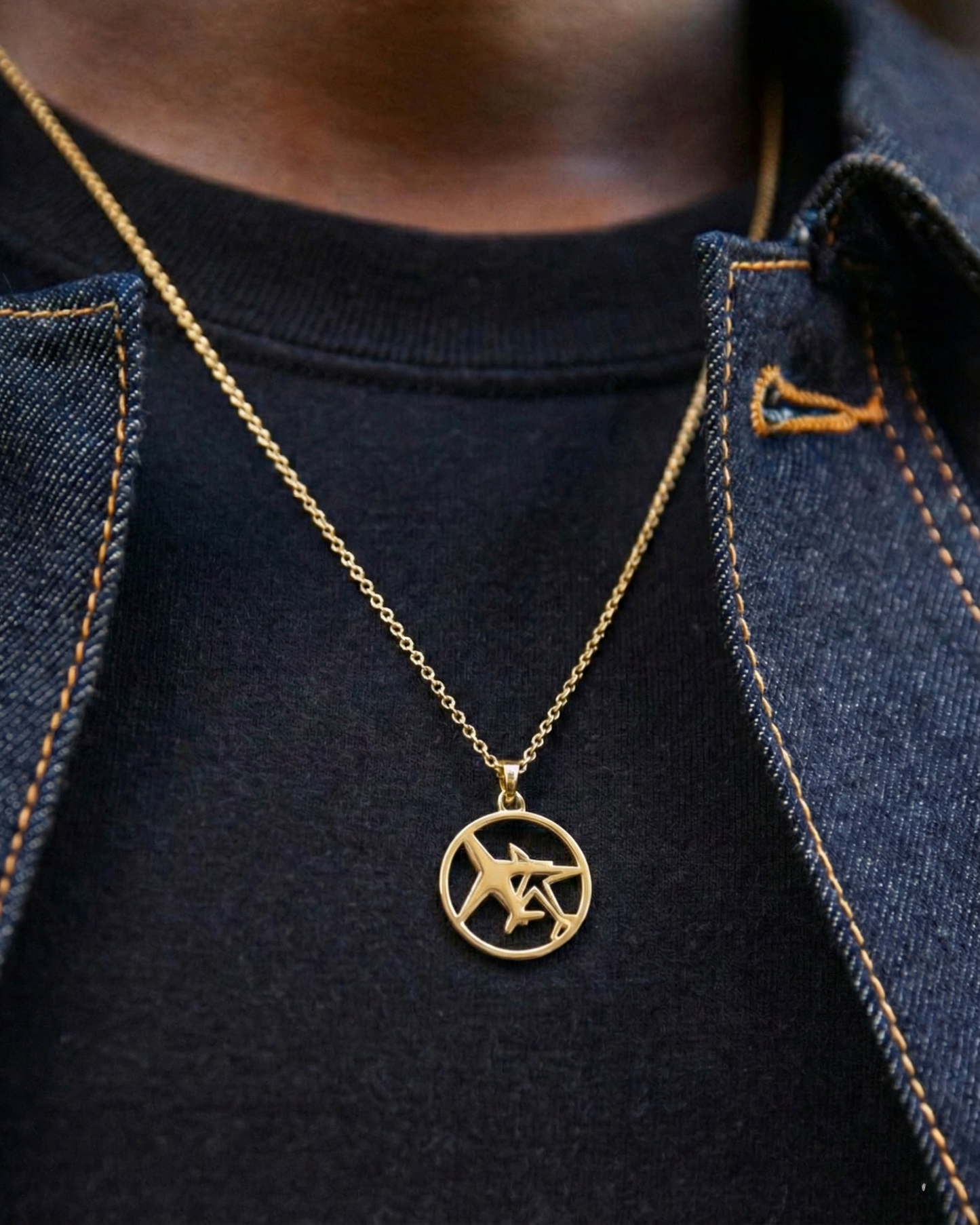 Men’s Plane Shadow Necklace