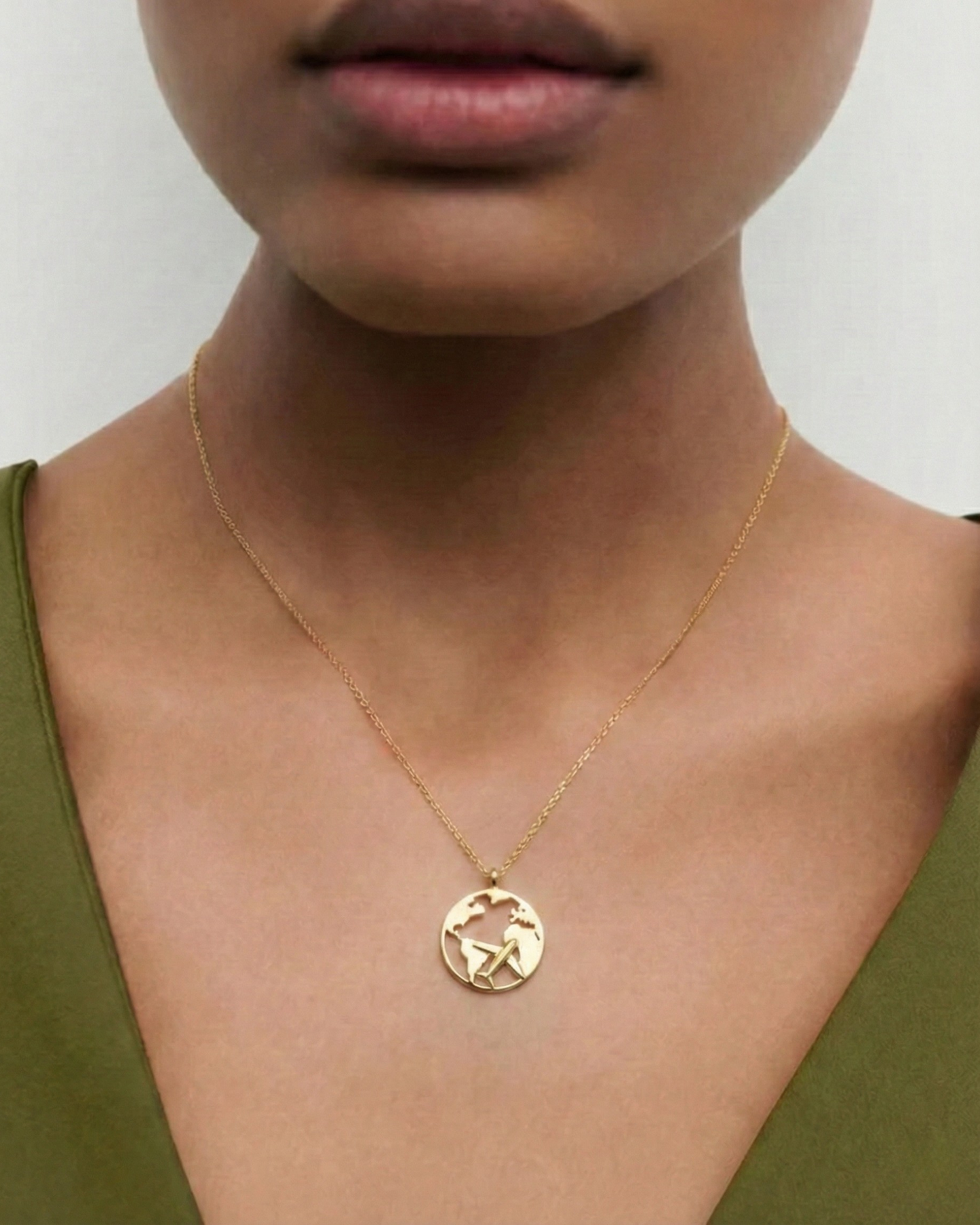 World Plane Necklace