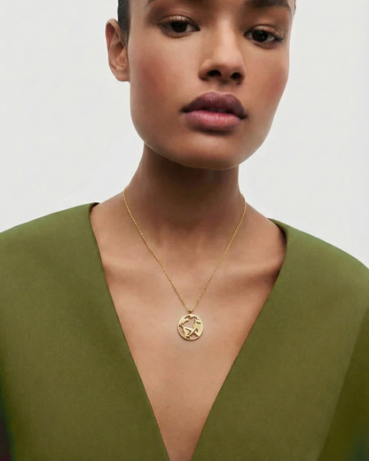 World Plane Necklace