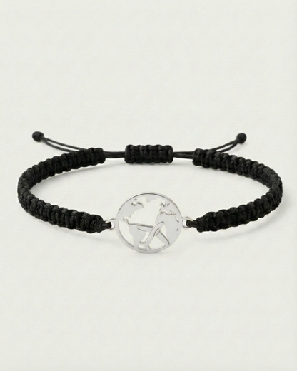 World Plane cord Bracelet