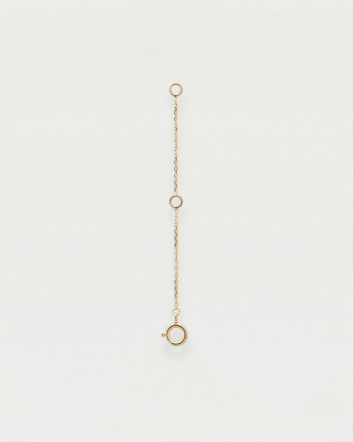 Gold-plated necklace extender
