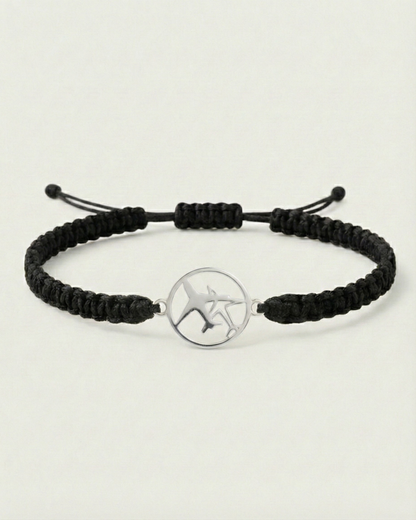 Plane Shadow cord bracelet