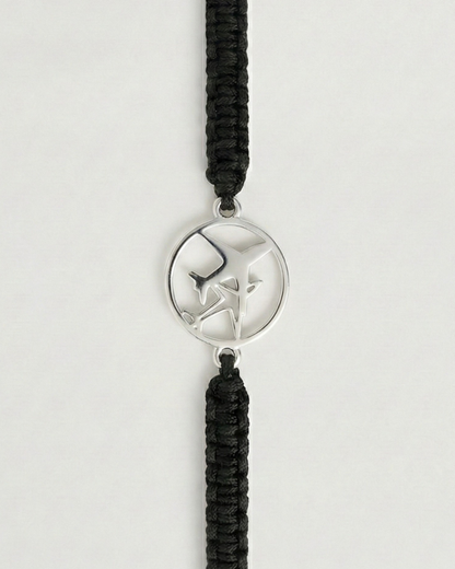 Plane Shadow cord bracelet