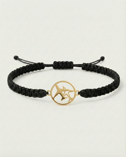 Plane Shadow cord bracelet