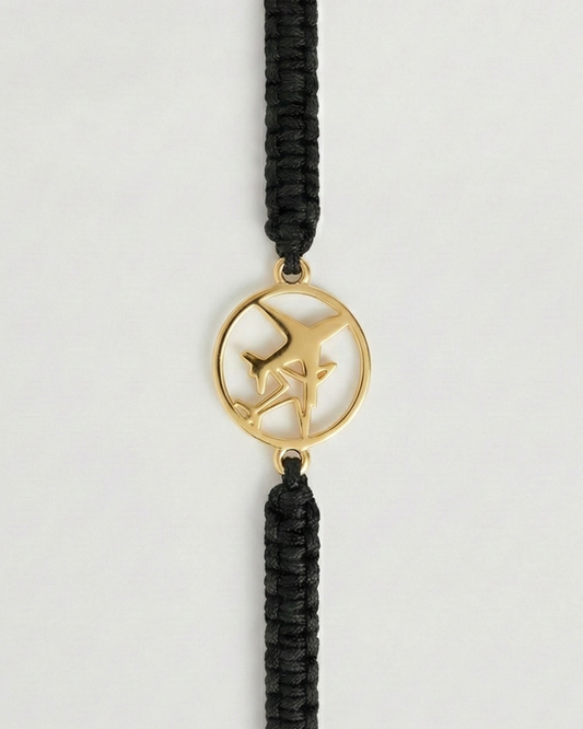Plane Shadow cord bracelet