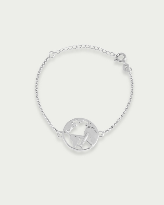 PULSERA DE CADENA MUNDO