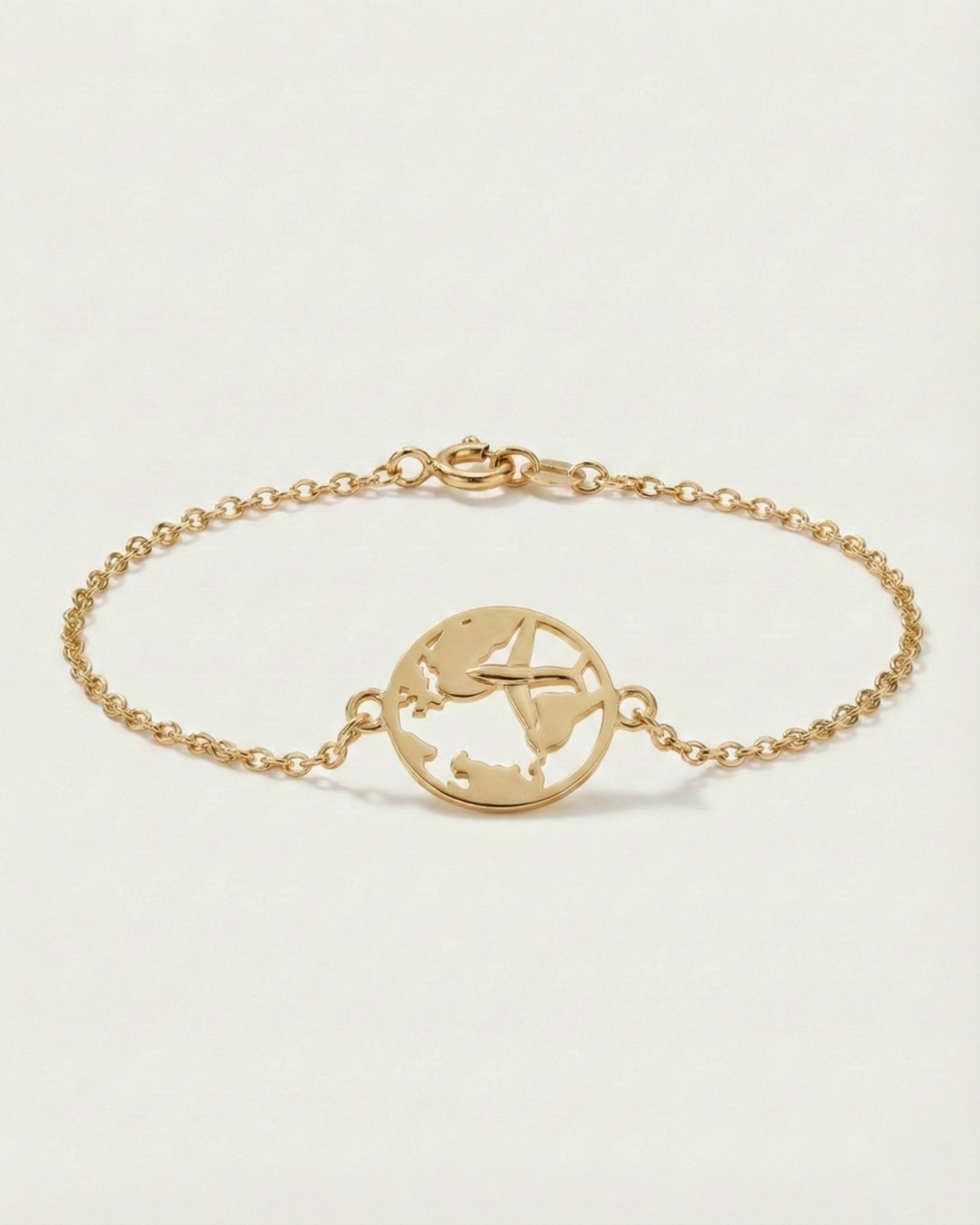 World Plane chain Bracelet
