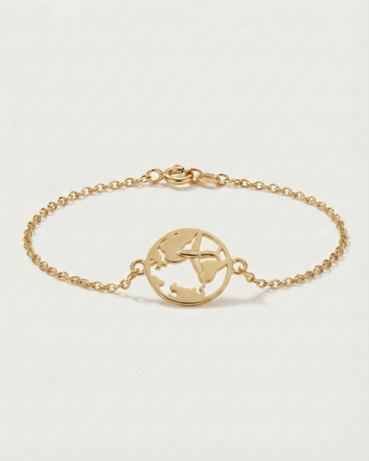 World Plane chain Bracelet