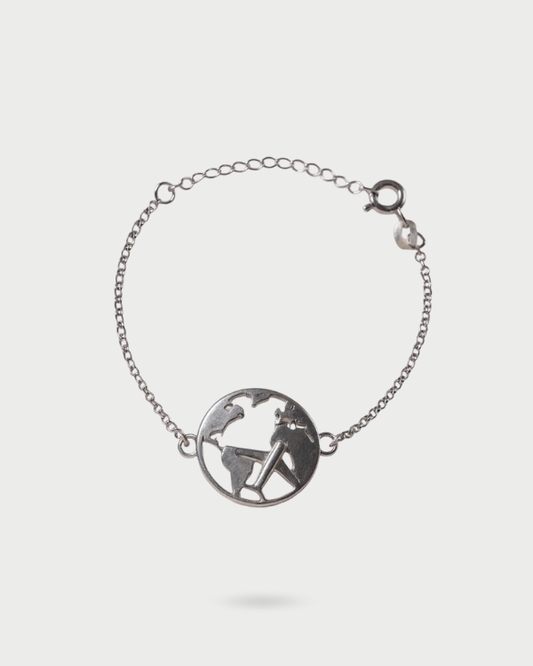 World Plane chain Bracelet