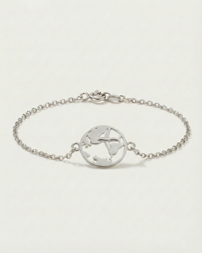 World Plane chain Bracelet