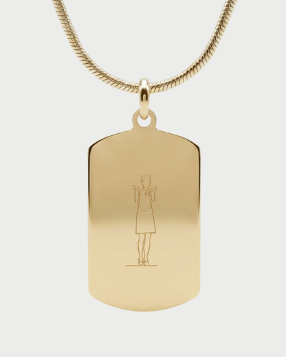 Customized Cabin Crew Necklace