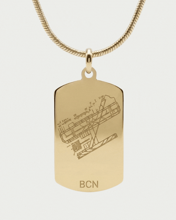 Customizable Airport and Ground Staff Necklace