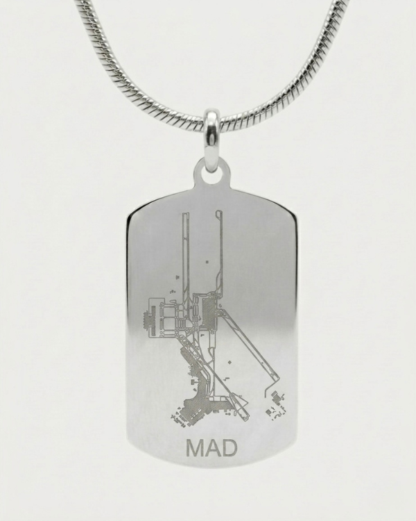 Customizable Airport and Ground Staff Necklace