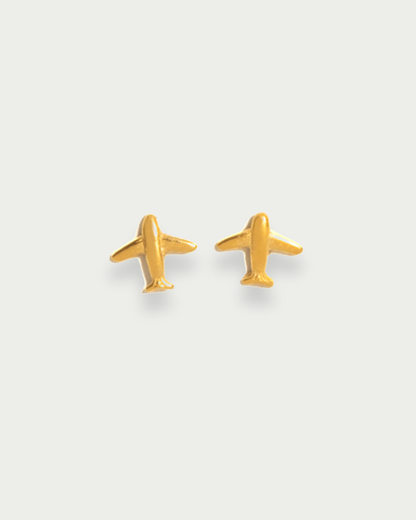 MINI AIRCRAFT EARRINGS