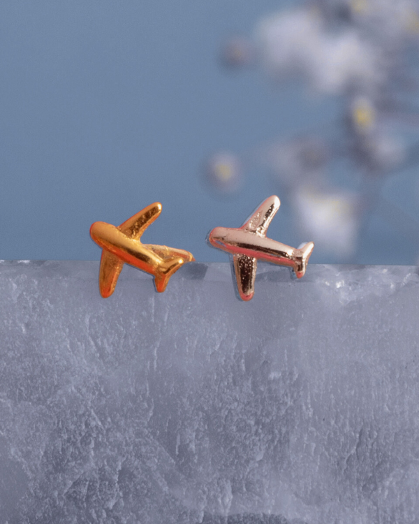 MINI AIRCRAFT EARRINGS