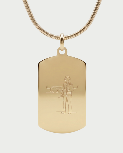 Customizable Airport and Ground Staff Necklace