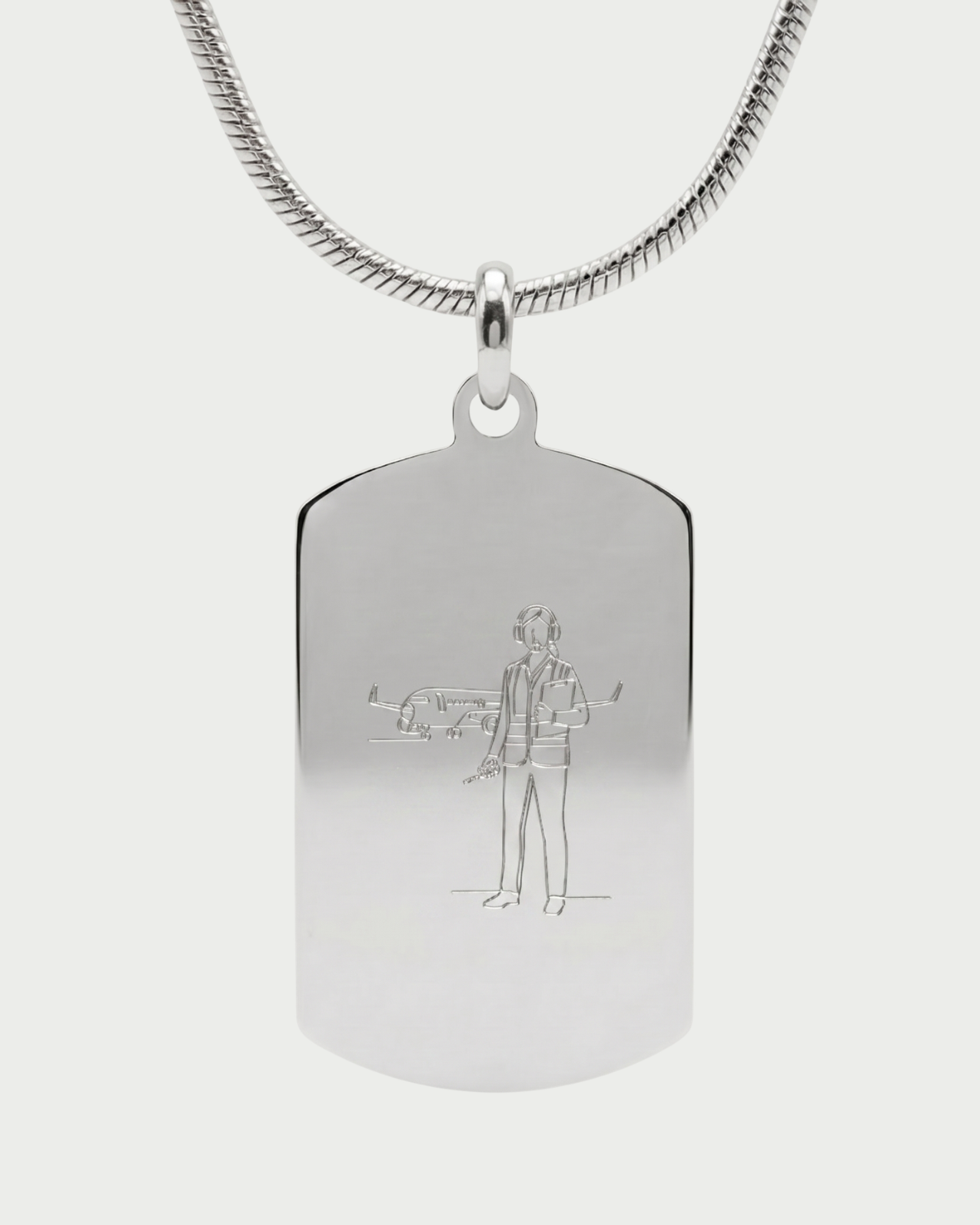Customizable Airport and Ground Staff Necklace