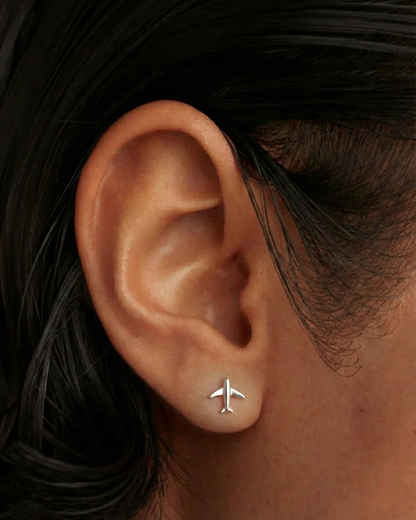 Mini Aircraft Earrings